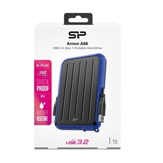 هارد اکسترنال سیلیکون پاور مدل Armor A66 ظرفیت 1 ترابایت