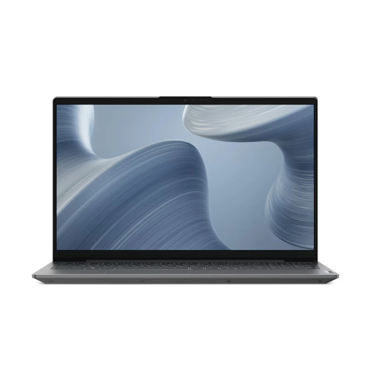 لپتاپ لنوو مدل IdeaPad 5 15IAL7 با پردازنده Core i5-1235U و گرافیک MX550، رم DDR4 16GB با فرکانس 3200MHz، حافظه SSD با ظرفیت 512GB، نمایشگر 15.6 اینچ IPS با وضوح Full HD، دارای نور پسزمینه کیبورد و حسگر اثر انگشت