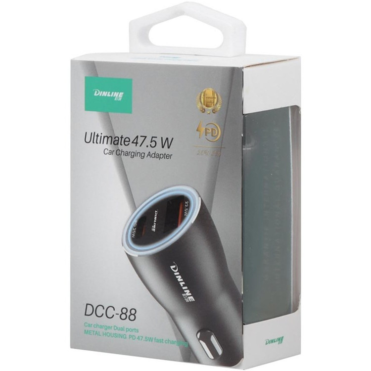 شارژر فندکی DINLINE مدل DCC-88