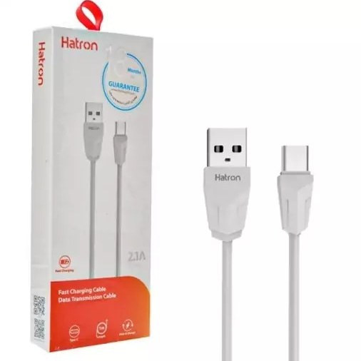 کابل تایپ سی فست شارژ Hatron HC144UC 2.1A 1m